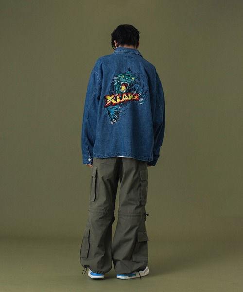 XLARGE（エクストララージ）の「MILITARY JACKET（その他アウター・メンズ・ブラック/カモフラージュ/ライトインディゴブルー・S/M/L/XL）」の20枚目の写真