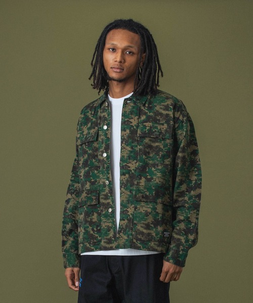 XLARGE（エクストララージ）の「MILITARY JACKET（その他アウター・メンズ・ブラック/カモフラージュ/ライトインディゴブルー・S/M/L/XL）」の19枚目の写真