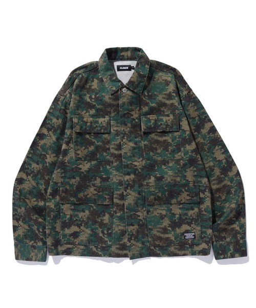XLARGE（エクストララージ）の「MILITARY JACKET（その他アウター・メンズ・ブラック/カモフラージュ/ライトインディゴブルー・S/M/L/XL）」の13枚目の写真