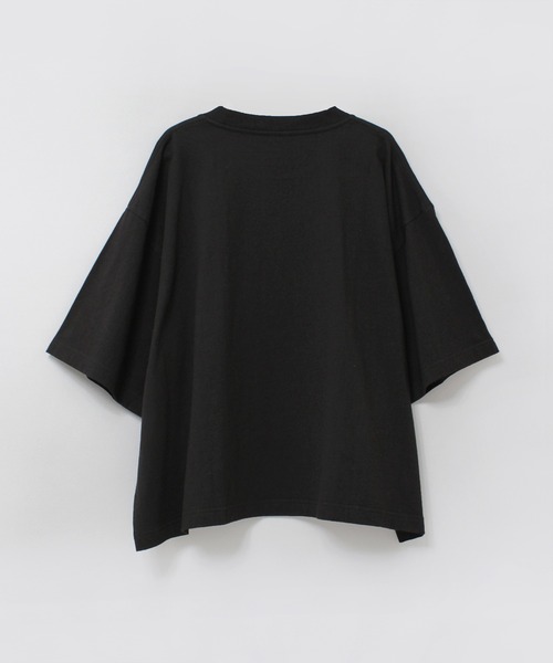RNA（アールエヌエー）の「M2533 ビッグパッチＴ（Tシャツ/カットソー・レディース・アッシュグレー/ブラック/パープル・MEDIUM）」の19枚目の写真