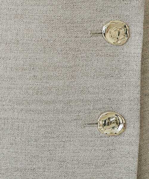 index（インデックス）の「《丈が選べる》麻調ラップタイトスカート【洗濯機洗い可/イージーアイロン】（スカート・レディース・ライトベージュ/ブラウン系その他/ネイビー・42/02/03/36/38/40）」の19枚目の写真