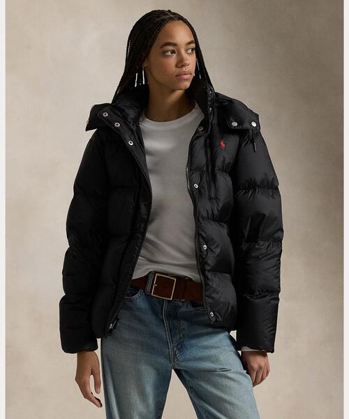 Polo Ralph Lauren 黒 ダウンジャケット 美品‼️Polo Ralph Lauren ダウンジャケット 黒