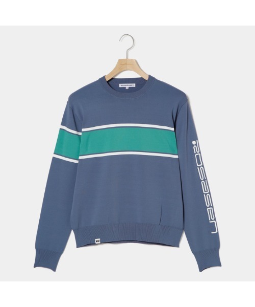 ROSASEN(ロサーセン)の「【Rosasen/GOLF】A-Line 配色ニット(ニット/セーター・レディース・ブルー系/ピンク系・40/42)」の3枚目の写真