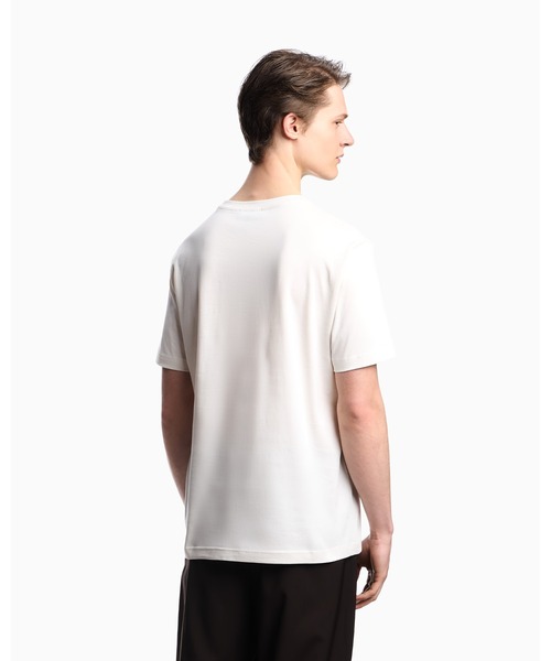 EMPORIO ARMANI(エンポリオアルマーニ)の「【エンポリオ アルマーニ】ASV Tシャツ ジャージー ゴブレット&リーフプリント(Tシャツ/カットソー・メンズ・ホワイト系・X-SMALL/LARGE/MEDIUM/SMALL/X-LARGE/XX-LARGE)」の2枚目の写真