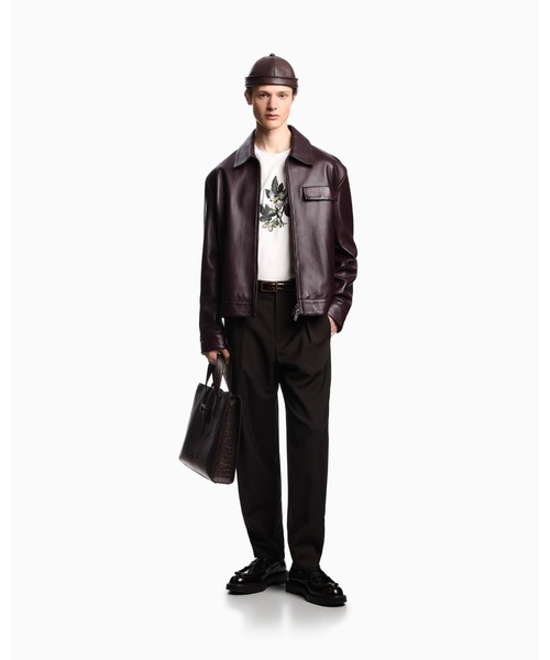 EMPORIO ARMANI(エンポリオアルマーニ)の「【エンポリオ アルマーニ】ASV Tシャツ ジャージー ゴブレット&リーフプリント(Tシャツ/カットソー・メンズ・ホワイト系・X-SMALL/LARGE/MEDIUM/SMALL/X-LARGE/XX-LARGE)」の4枚目の写真