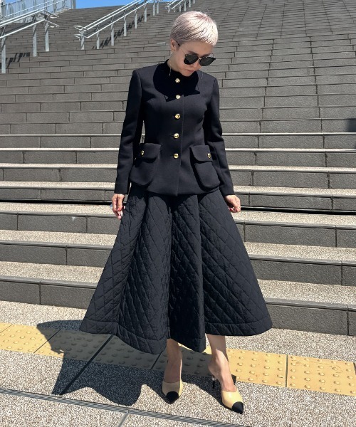 ジェンヌ　機能中綿キルティングスカート セール】機能中綿キルティングスカート（スカート）｜JENNE（ジェンヌ