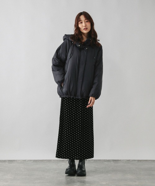 セール】エアリュクスダウンフードブルゾン/495695（ダウンジャケット