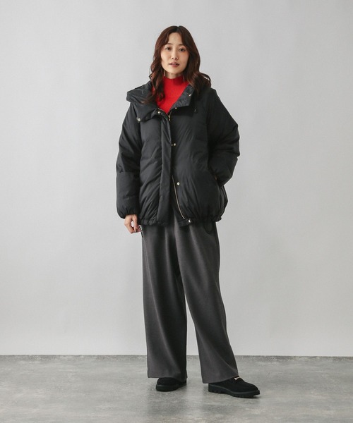 セール】エアリュクスダウンフードブルゾン/495695（ダウンジャケット