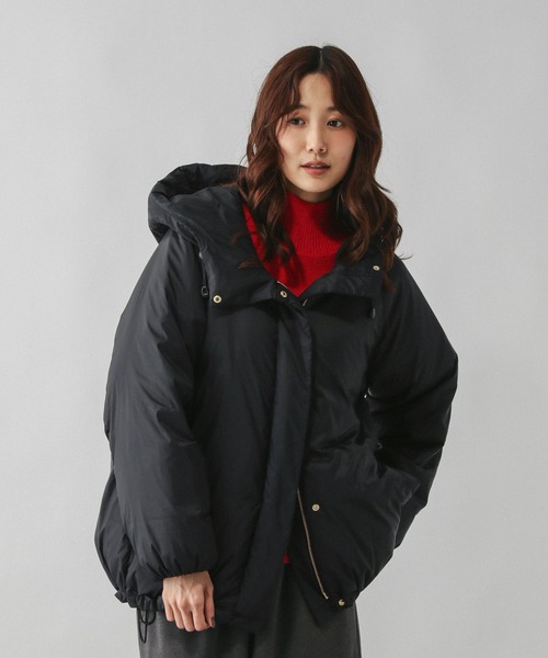 セール】エアリュクスダウンフードブルゾン/495695（ダウンジャケット