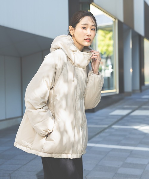 エアリュクスダウンフードブルゾン/495695（ダウンジャケット/コート