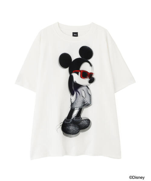 maxsix(マックスシックス）SUNGLASS MICKEY 3D TEE ディズニー