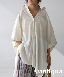 antiqua | シャドーストライプシャツ(シャツ/ブラウス)