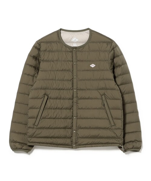 DANTON(ダントン)の「DANTON / CREWNECK INNER DOWN JACKET(ダウンジャケット/コート・メンズ・ブラック/ブラウン系その他3/オリーブ・LARGE/X-LARGE/SMALL/MEDIUM)」の3枚目の写真