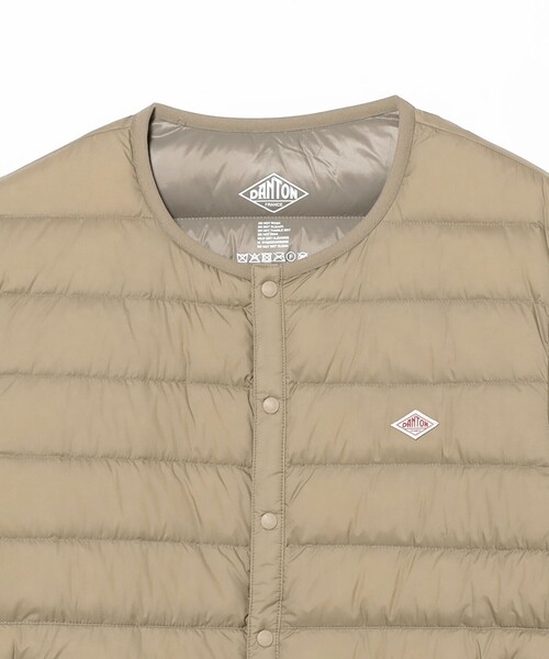 DANTON（ダントン）の「DANTON / CREWNECK INNER DOWN JACKET（ダウンジャケット/コート・メンズ・ブラック/ブラウン系その他3・LARGE/X-LARGE/SMALL/MEDIUM）」の9枚目の写真