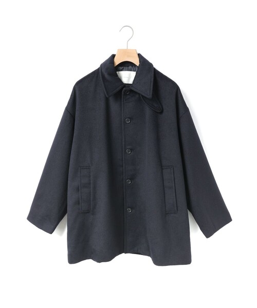 MidiUmi（ミディウミ）の「MidiUmi ステンカラーミドルコート（その他アウター・レディース・グレー/ブラック/ネイビー/ブラウン・FREE）」の4枚目の写真