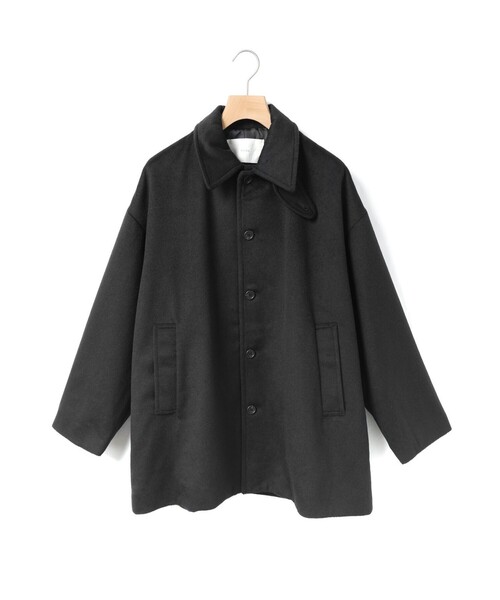 MidiUmi（ミディウミ）の「MidiUmi ステンカラーミドルコート（その他アウター・レディース・グレー/ブラック/ネイビー/ブラウン・FREE）」の2枚目の写真
