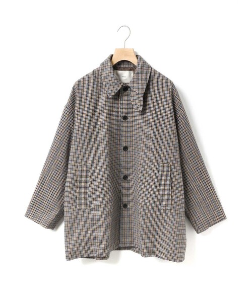 MidiUmi（ミディウミ）の「MidiUmi ステンカラーミドルコート（その他アウター・レディース・グレー/ブラック/ネイビー/ブラウン・FREE）」の5枚目の写真