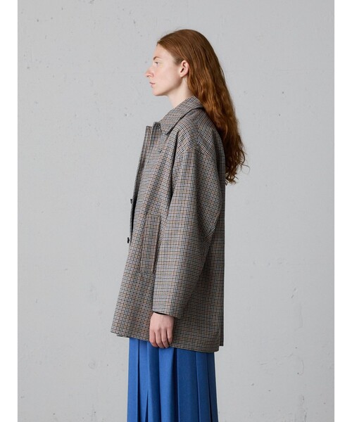 MidiUmi（ミディウミ）の「MidiUmi ステンカラーミドルコート（その他アウター・レディース・グレー/ブラック/ネイビー/ブラウン・FREE）」の11枚目の写真