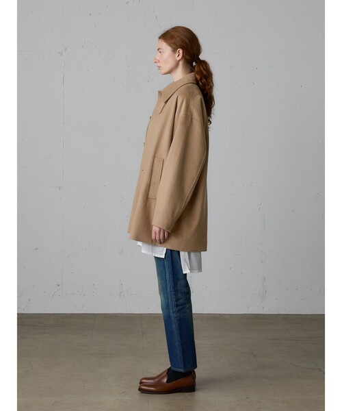 MidiUmi（ミディウミ）の「MidiUmi ステンカラーミドルコート（その他アウター・レディース・グレー/ブラック/ネイビー/ブラウン・FREE）」の16枚目の写真