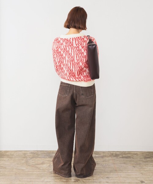 PENNEYS（ぺニーズ）の「【別注】PENNEY’S / シャギー ニット（ニット/セーター・レディース・オフホワイト/ライトブルー・ONE SIZE）」の16枚目の写真