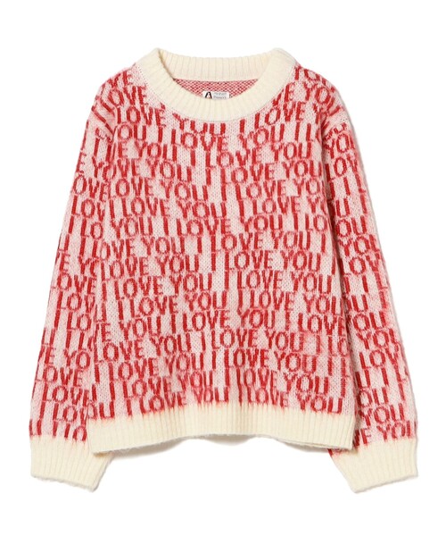 PENNEYS（ぺニーズ）の「【別注】PENNEY’S / シャギー ニット（ニット/セーター・レディース・オフホワイト/ライトブルー・ONE SIZE）」の10枚目の写真