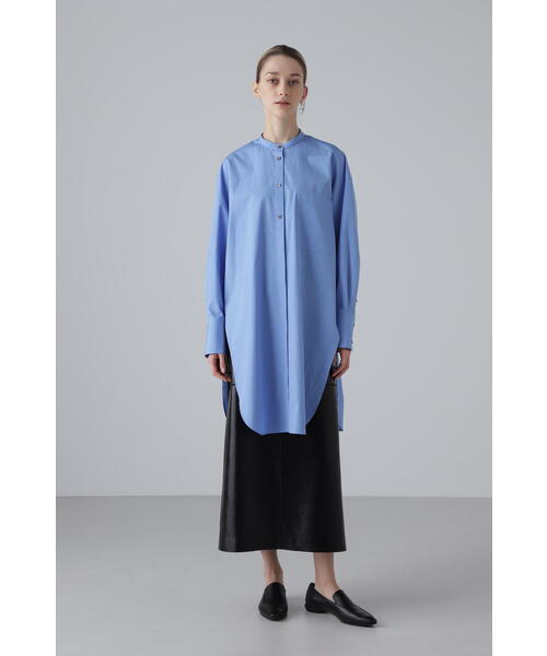 THOMAS MASON（トーマス メイソン）の「THOMAS MASON Coブロードブラウス（シャツ/ブラウス・レディース・ブラック/ブルー系その他2/ホワイト・38）」の12枚目の写真