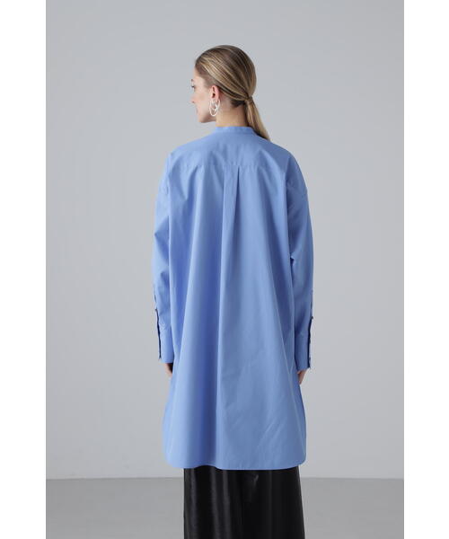 THOMAS MASON（トーマス メイソン）の「THOMAS MASON Coブロードブラウス（シャツ/ブラウス・レディース・ブラック/ブルー系その他2/ホワイト・38）」の14枚目の写真