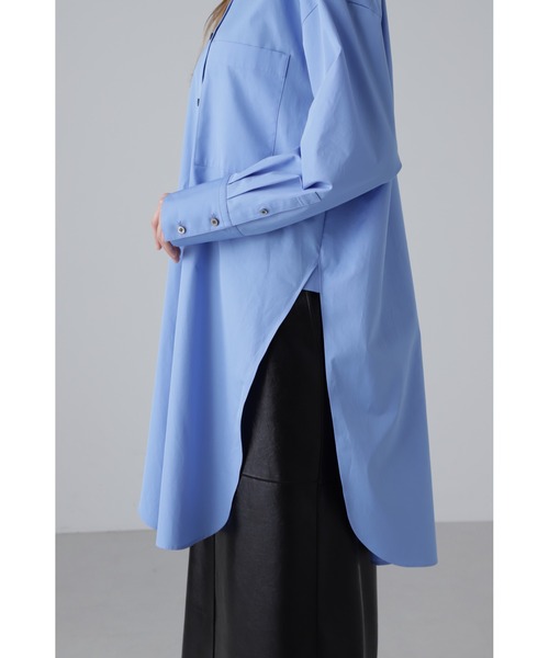 THOMAS MASON（トーマス メイソン）の「THOMAS MASON Coブロードブラウス（シャツ/ブラウス・レディース・ブラック/ブルー系その他2/ホワイト・38）」の22枚目の写真