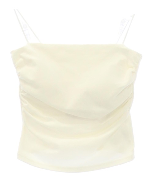 ANAP（アナップ）の「パッド付きバストギャザーベアキャミブラトップ（キャミソール・レディース・ブラック/ホワイト/ベージュ・FREE）」の20枚目の写真