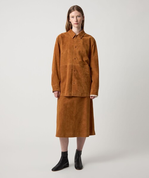 Steven Alan＞スエード シャツ（シャツ/ブラウス）｜Steven Alan