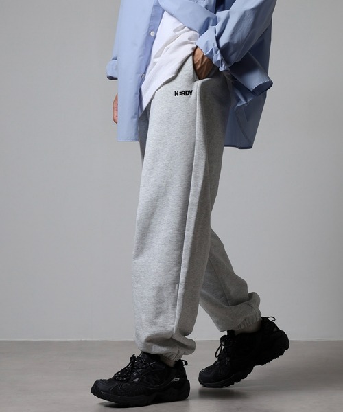 NERDY（ノルディ）の「ベレンクロゴジョガーパンツ（スウェットパンツ・レディース・ホワイト/ブラック・M/SS/L/S）」の21枚目の写真
