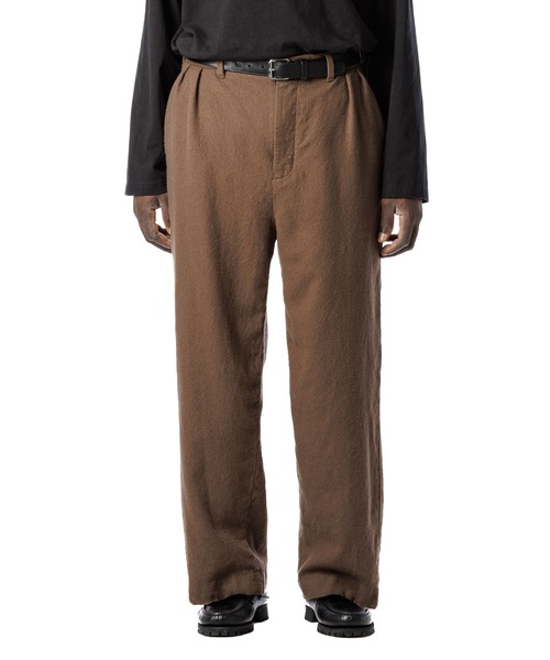 Wool Tuck Pants - Washed / 洗い晒しウールタックパンツ（その他