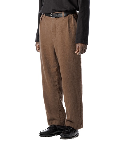 Sandinista(サンディニスタ)の「Wool Tuck Pants - Washed / 洗い晒しウールタックパンツ(その他パンツ・メンズ・ブラウン/ブラック・LARGE/MEDIUM/SMALL)」の20枚目の写真