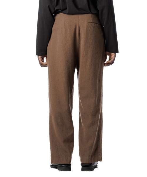 Sandinista(サンディニスタ)の「Wool Tuck Pants - Washed / 洗い晒しウールタックパンツ(その他パンツ・メンズ・ブラウン/ブラック・LARGE/MEDIUM/SMALL)」の22枚目の写真