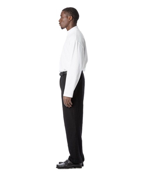 Sandinista(サンディニスタ)の「Wool Tuck Pants - Washed / 洗い晒しウールタックパンツ(その他パンツ・メンズ・ブラウン/ブラック・LARGE/MEDIUM/SMALL)」の3枚目の写真