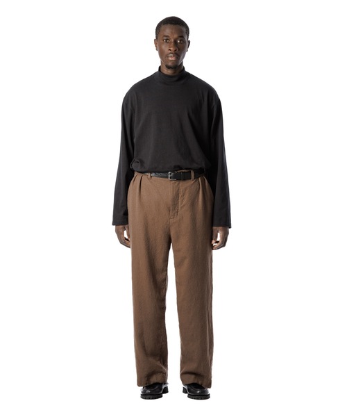 Wool Tuck Pants - Washed / 洗い晒しウールタックパンツ