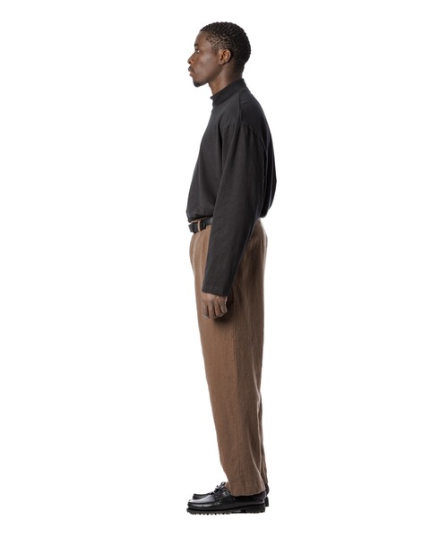 Sandinista(サンディニスタ)の「Wool Tuck Pants - Washed / 洗い晒しウールタックパンツ(その他パンツ・メンズ・ブラウン/ブラック・LARGE/MEDIUM/SMALL)」の8枚目の写真