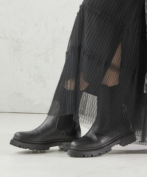 SHIPS サイドゴアブーツ スェード厚底 SHIPS サイドゴアブーツ スェード厚底 レディース