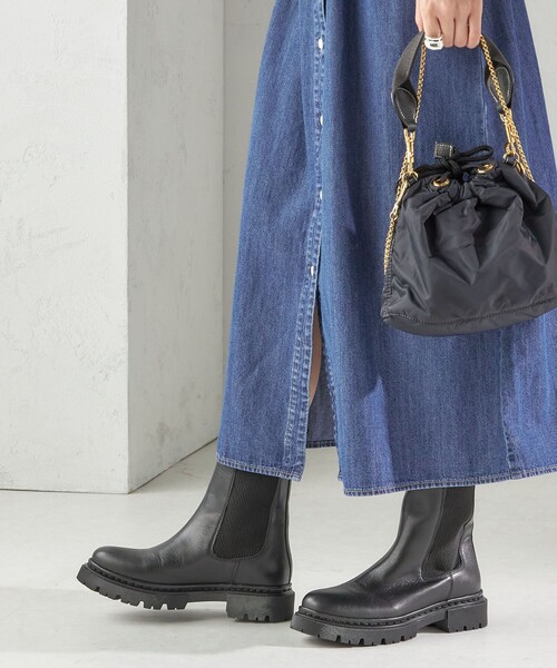 SHIPS（シップス）の「CRUZA: サイド ゴア ブーツ（ブーツ・レディース・ブラック・38/37/36/35）」の10枚目の写真