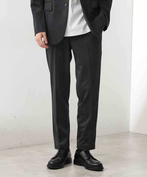 THE SHOP TK （ザ ショップ ティーケー ）の「ライトTRジャージスラックス【洗濯機OK/毛玉ができにくい/ストレッチ/セットアップ可】（その他パンツ・メンズ・チャコールグレー/ネイビー/グレー系その他・04/03/02/01）」の4枚目の写真