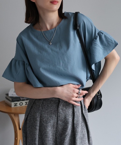 2点おまとめ購入 Sov. 袖フリルスリーブブラウス マッキントッシュ