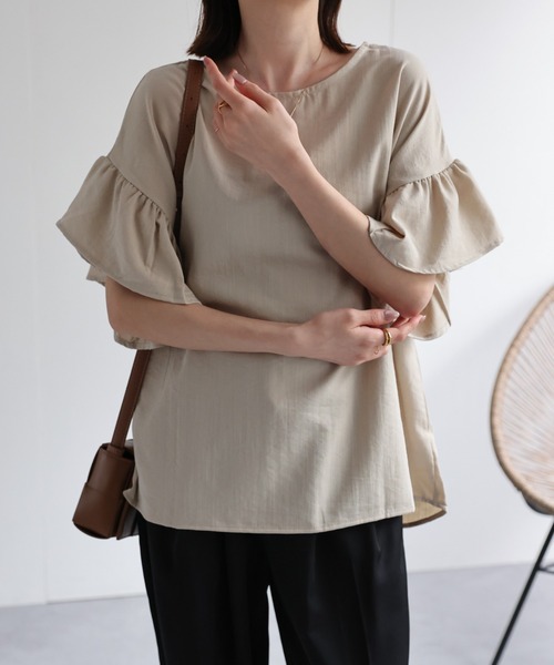 model：162cm 着用サイズ：F