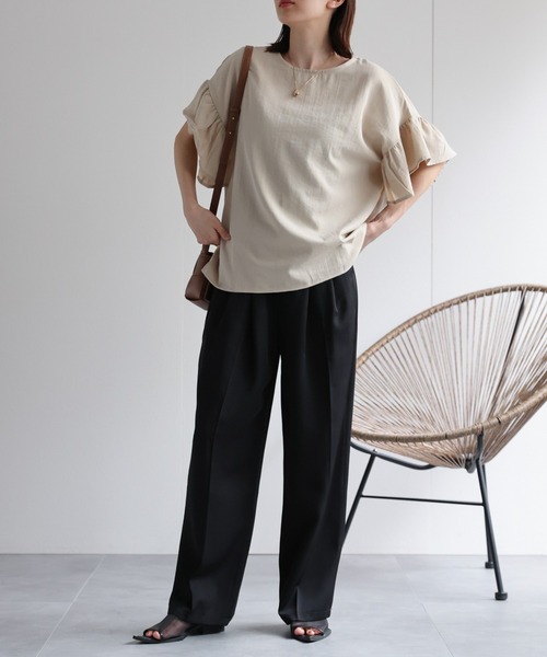 model：162cm 着用サイズ：F