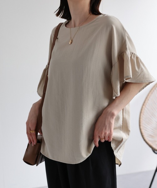 model：162cm 着用サイズ：F