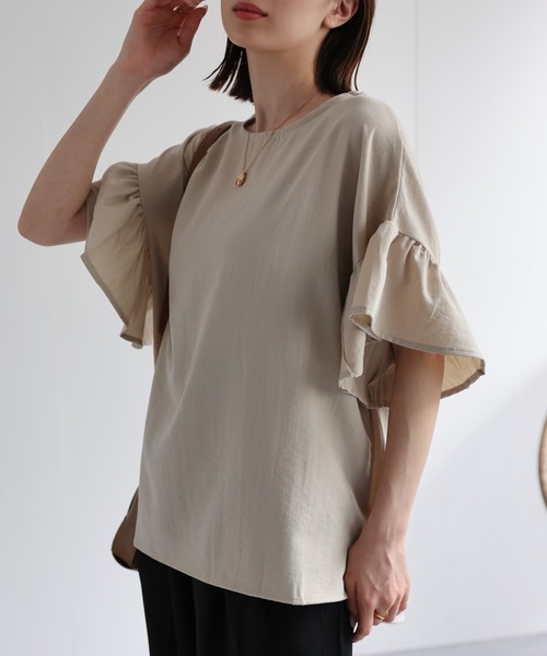model：162cm 着用サイズ：F