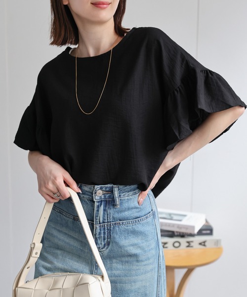 model：162cm 着用サイズ：F