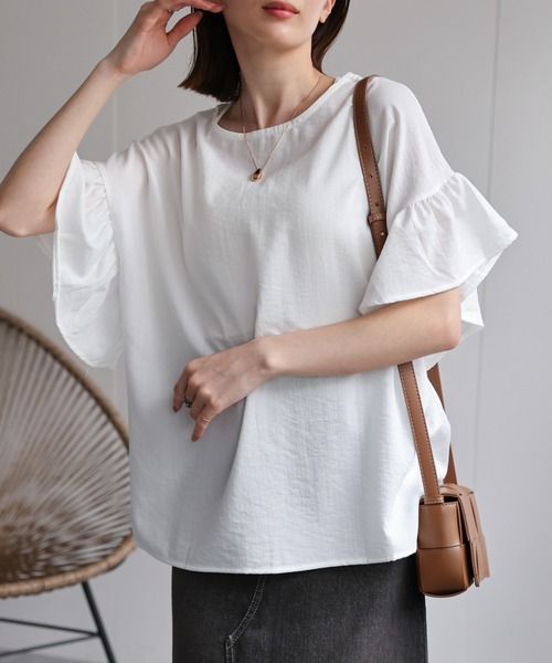 model：162cm 着用サイズ：F
