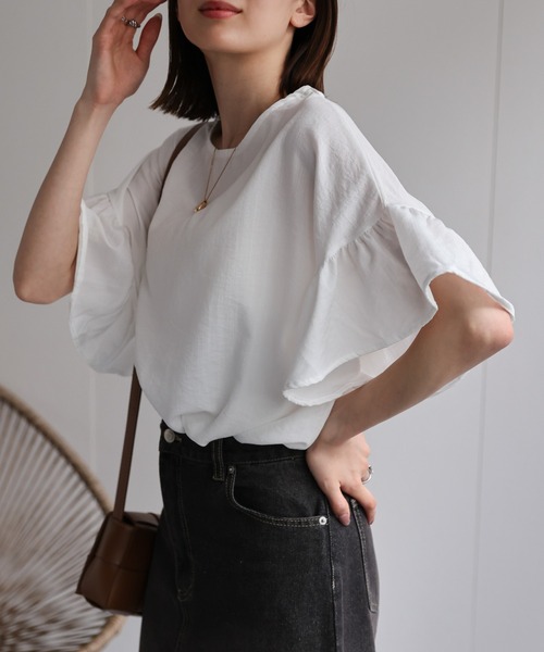 model：162cm 着用サイズ：F
