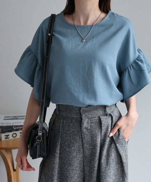 model：162cm 着用サイズ：F