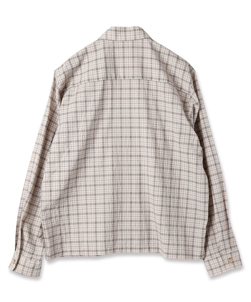 JIEDA（ジエダ）の「SEERSUCKER ZIP SHIRT（シャツ/ブラウス・メンズ・チェック・1/2）」の7枚目の写真